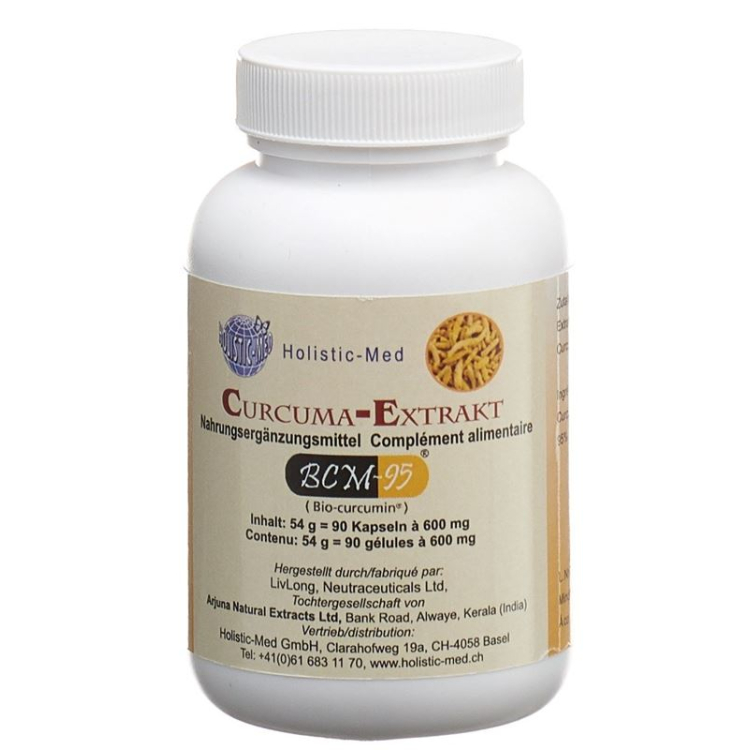 HOLISTIC MED Curcuma-Extrakt 500 میلی گرم Vegikap