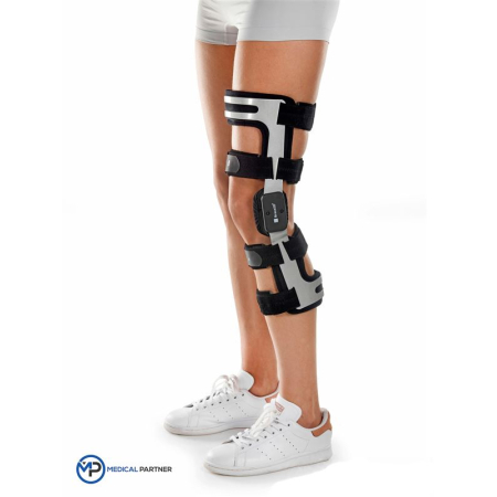BraceID 4-point knee brace M ACL / MCL / PCL left