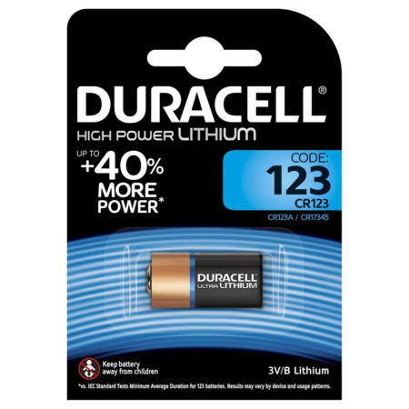 Duracell Battery Photo Ultra 123 3.0V Blist