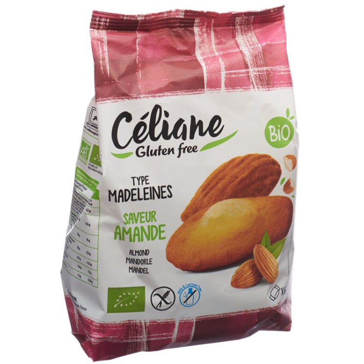 Les Recettes de Céliane Madeleine Mandli gluteenivaba orgaaniline 180 g