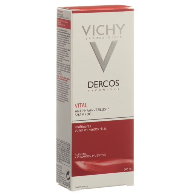 Vichy Dercos Vital шампунь mit Aminexil deutsch/italienisch 200 мл