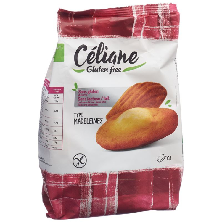 Les Recettes de Céliane madeleines sem glúten 240 g