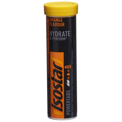 Isostar power tabs effervescent tablets orange 6 x 10 дана