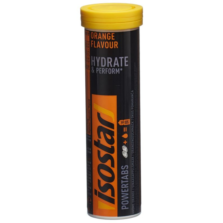 Isostar Power Tabs Brausetabl כתום 6 על 10 יח'