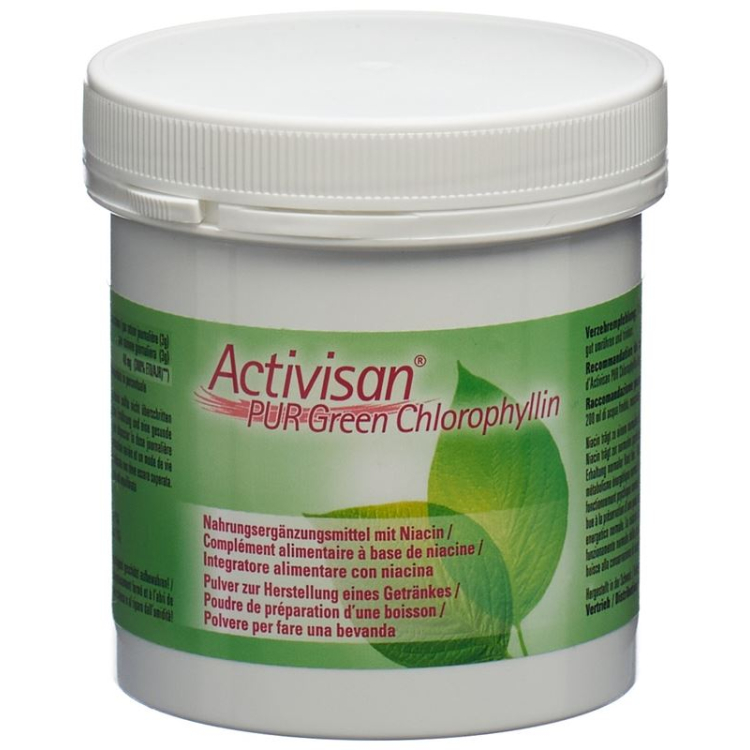 Activisan PUR Green Chlorophyllin Plv مكمل غذائي مع النياك