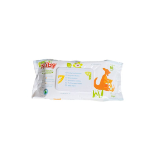 Nuby All Naturals baby wipes antibacterial 80pcs