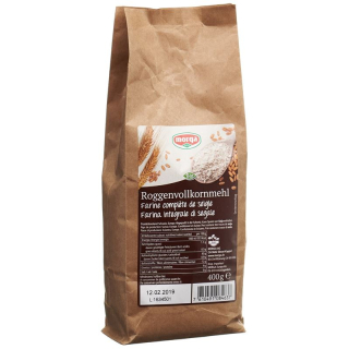 Morga wholemeal rye flour organic bag 400 g