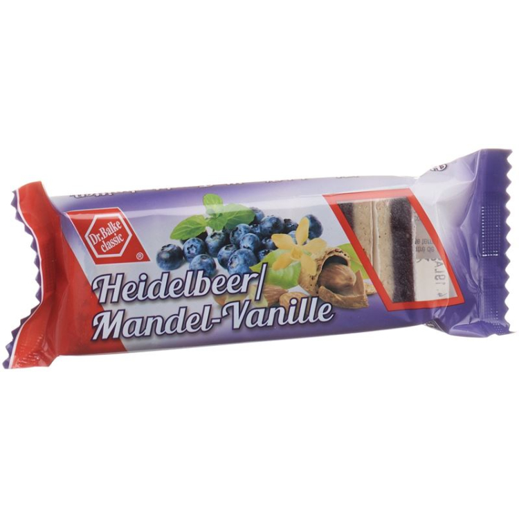 Barretta a fette mirtillo/mandorla vaniglia 100 g