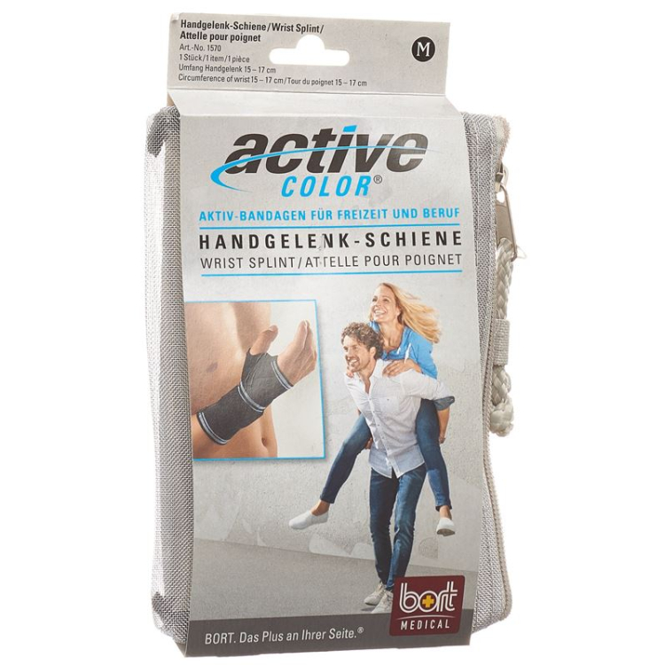 ActiveColor Handgelenkschiene M schwarz