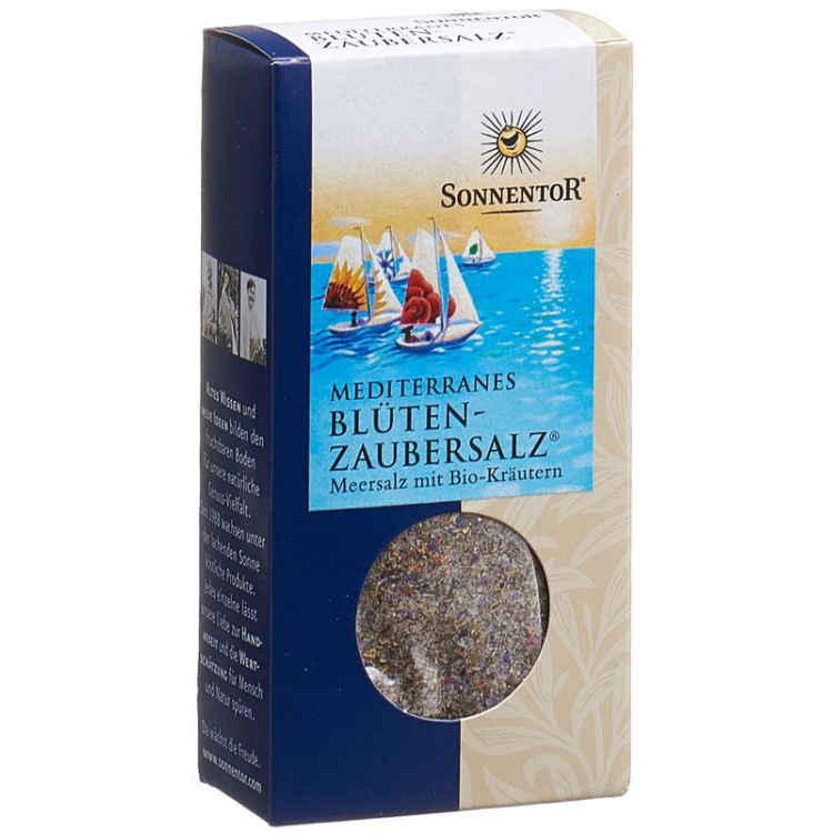 SONNENTOR Mediterranean Blossoms Magic Salt 120 g