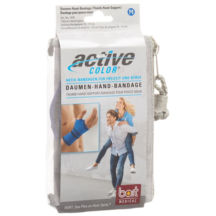 ActiveColor Daumen-Hand-Bandage XL blau