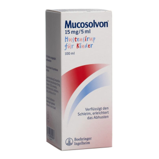 Mucosolvon cough syrup 15 mg/5ml child bottle 100 ml
