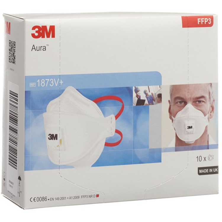 3M respirator FFP3 with valve 10 pcs