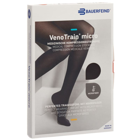 VENOTRAIN MICRO A-D KKL2 M қалыпты/ұзын ашық саусақ қара