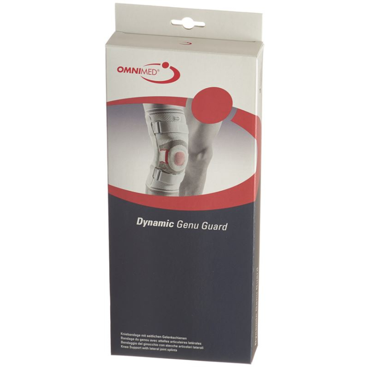 បង់រុំជង្គង់ Omnimed Dynamic Genu Guard M ជាមួយនឹងការប្រសព្វ