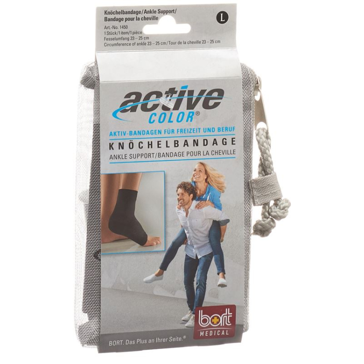 Bort ActiveColor ankelbandage XXL -29cm svart