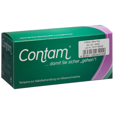 Contam vaginal tampong 40mm ekstra pluss spesialstørrelse 5 stk