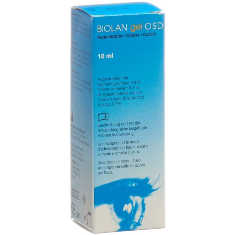 Biolan gel OSD sodium hyaluronate 0.3% Fl 10 ml