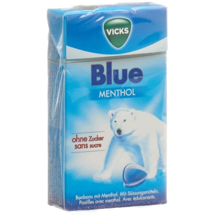 Vicks Blue ohne Zucker Btl 72 கிராம்