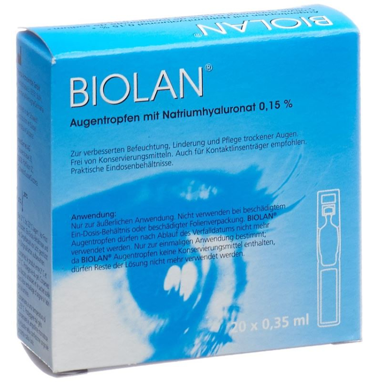 Biolan Gtt Opht 60 Monodos 0.35 ml