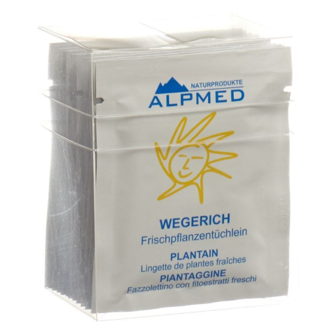 ALPMED Frischpflanzentüchlein Wegerich 13 pcs