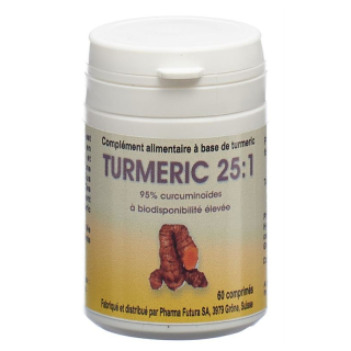 Kurkuma 25:1 Tabl 250 mg Ds 60 szt