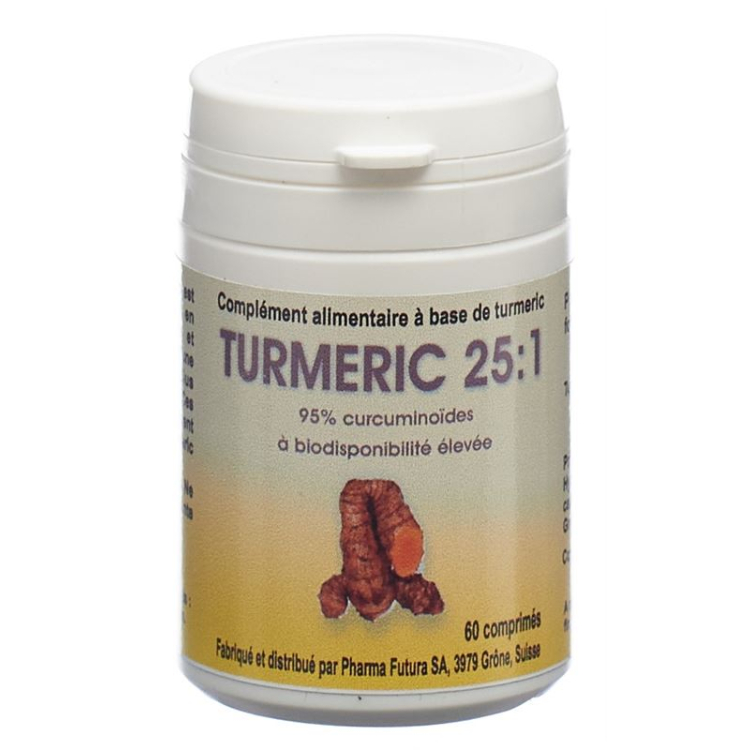 Gurkemeie 25:1 Tabl 250 mg Ds 60 stk