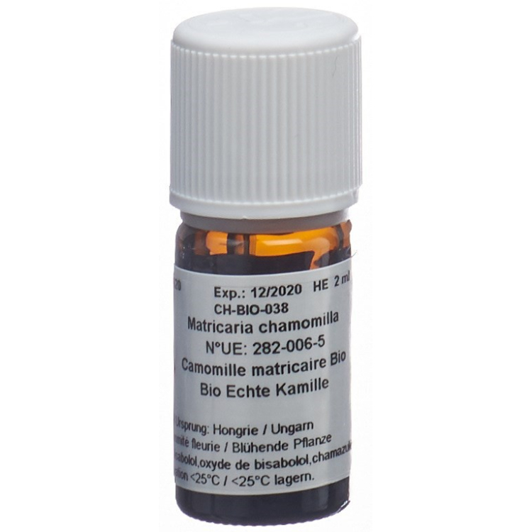 Aromasan tõeline kummelsinine eeter/orgaaniline õli 2 ml