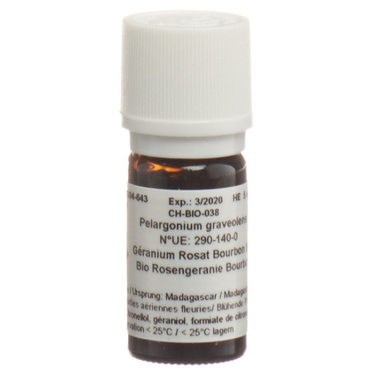 Aromasan rožių pelargonijų eteris/aliejus ekologiškas 30 ml