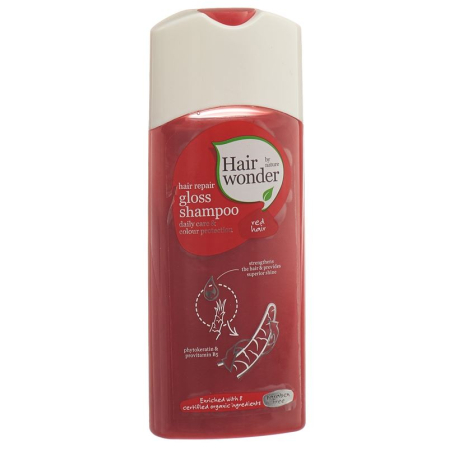 HENNA PLUS Shampooing Brillant rouge 200 ml