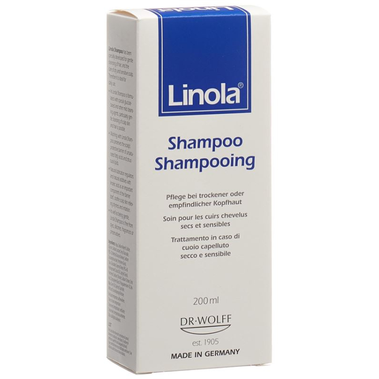 LINOLA Shampoo: Gentle Cleansing for Dry, Itchy, and Sensitive Scalps