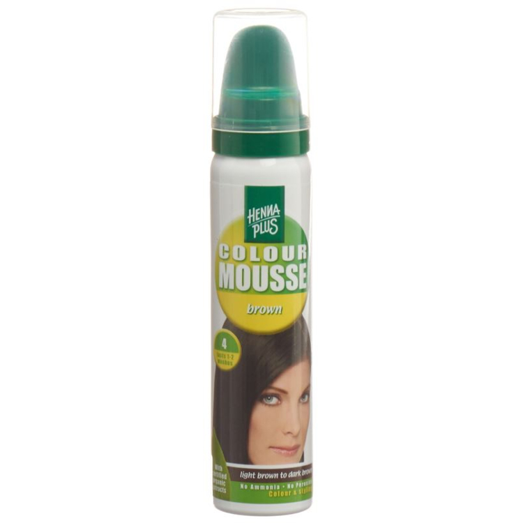 HENNA PLUS Color Mousse Brown 4 75 мл