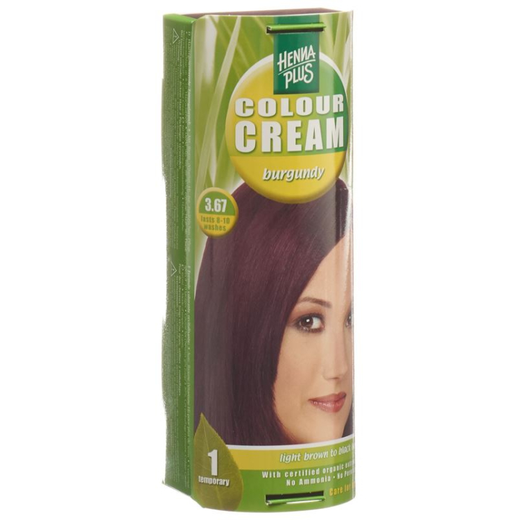 Хна Plus Color Cream 3.67 бордо 60 мл