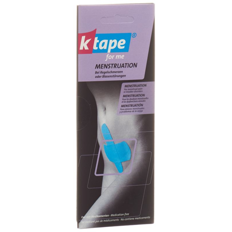 K-Tape para mim menstruação/distúrbios da bexiga para uma aplicação 5