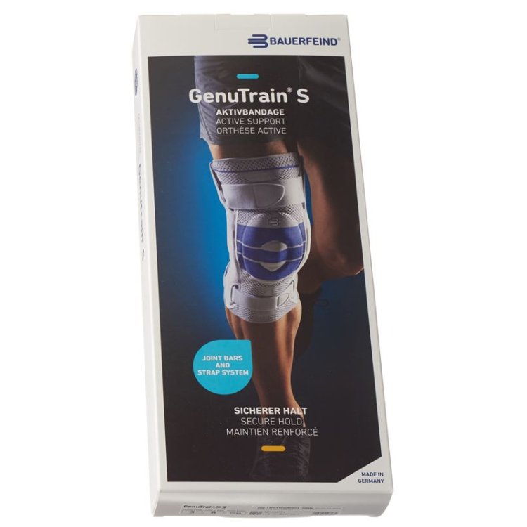 GENUTRAIN S Active Bandage Size 3 Right Titanium