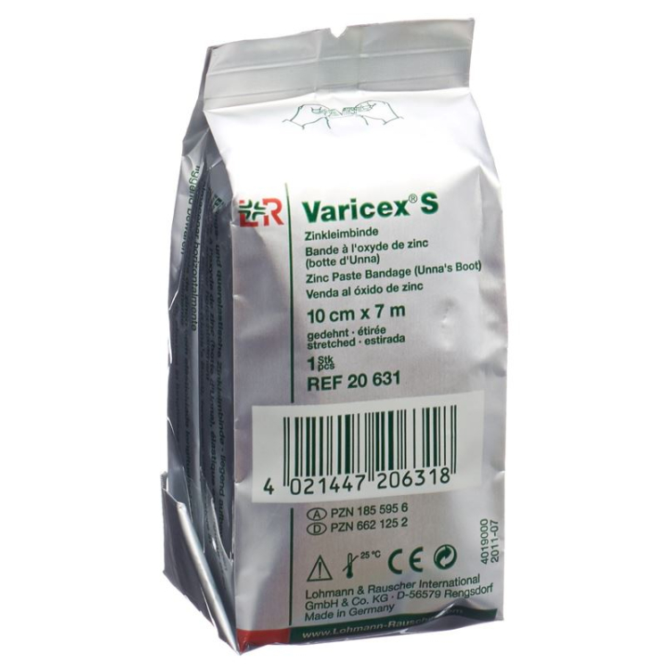 VARICEX S zinc paste bandage 10cmx7m