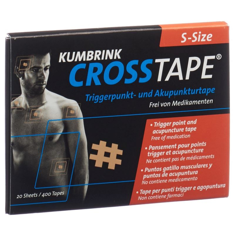 Cross Tape pain acupuncture Tape S 400 pcs