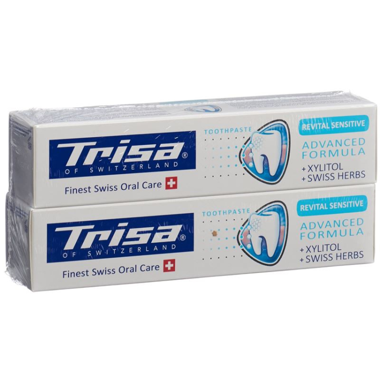 Trisa toothpaste Revital Sensitive DUO 2 x 75 ml