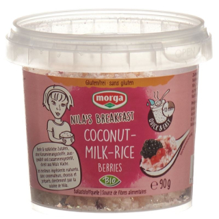 Morga coconut milk rice berries Gluten Free Organic Ds 90 g
