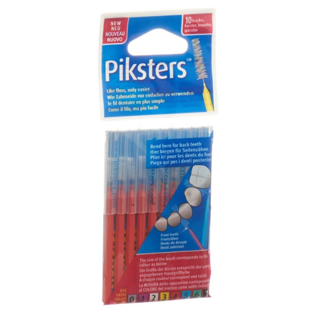 Piksters interdental brushes 4 10 pcs