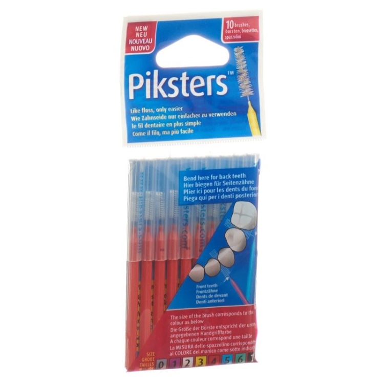 Piksters dişlərarası fırçalar 4 10 ədəd