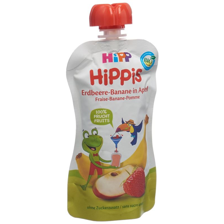 Hipp Strawberry Banana in Apple Ferdi Frog 100 g