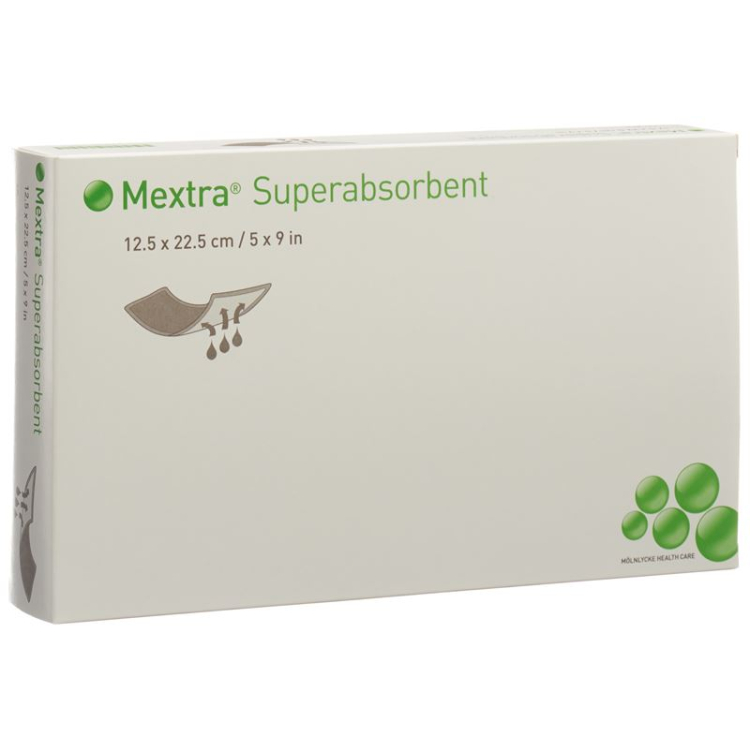 Superabsorbent Mextra 12.5x22.5 cm 10 pcs