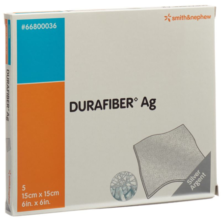 Durafiber AG sårförband 15x15cm steril 5 st