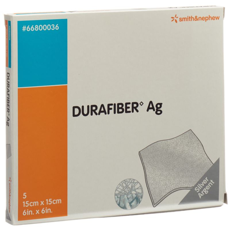 Durafiber AG վերքերի վիրակապ 15x15սմ ստերիլ 5 հատ