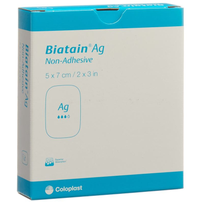 Biatain Ag Non-Adhesive 5x7cm 5 pcs