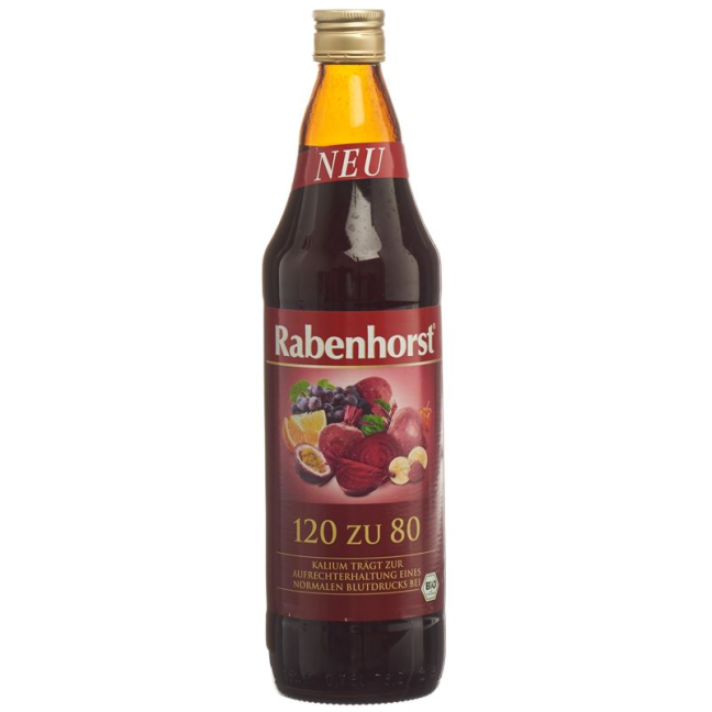 Rabenhorst 120 to 80 juice organic bottles 7.5 dl