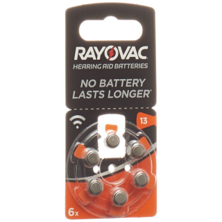 Rayovac batterie aides auditives 1.4V V13 6 pcs