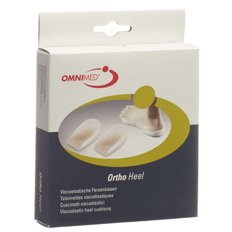 OMNIMED Ortho Heel Heel Pads Size 2 Standard 1 pár