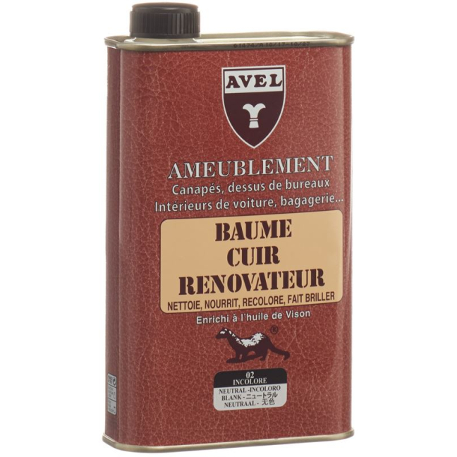 AVEL leather care balm liquid colorless 500 ml
